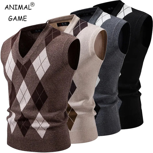 Men's Sleeveless Sweater Pullover